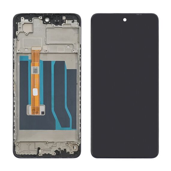 Фото 1. Дисплей для Oppo A3/A3X з чорним тачскрином та корпусною рамкою | Yuca.com.ua