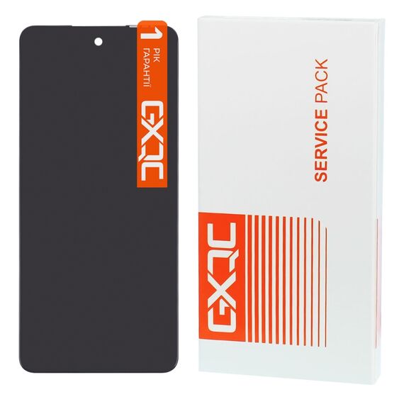 Фото 1. Дисплей для TECNO Spark 20 (KJ5n) із чорним тачскрином Service Pack | Yuca.com.ua