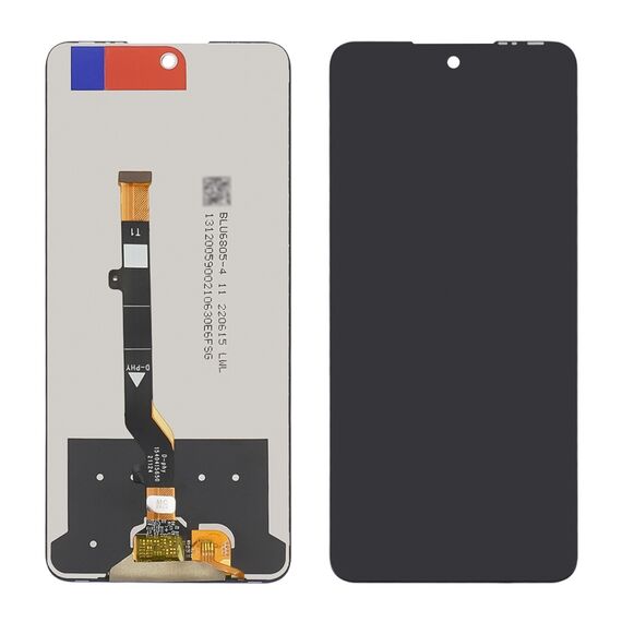 Фото 1. Дисплей для TECNO Spark 8 Pro (KG8) із чорним тачскрином | Yuca.com.ua