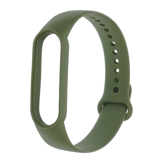 Фото 1. Силіконовий ремінець для Xiaomi Mi Band 5/ 6 колір 24 ​​зелений | Yuca.com.ua