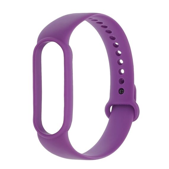 Фото 1. Ремінець силіконовий для Xiaomi Mi Band 5/6 колір 25 світло-фіолетовий | Yuca.com.ua