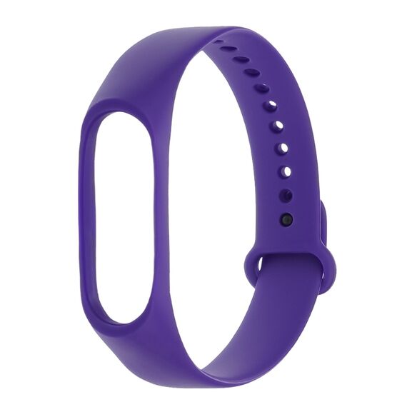 Фото 1. Силіконовий ремінець для Xiaomi Mi Band 3/ 4 32 світло-фіолетовий | Yuca.com.ua