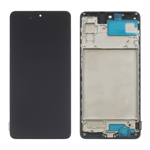 Фото 1. Дисплей для Samsung M515/M51 з чорним тачскрином та корпусною рамкою OLED | Yuca.com.ua