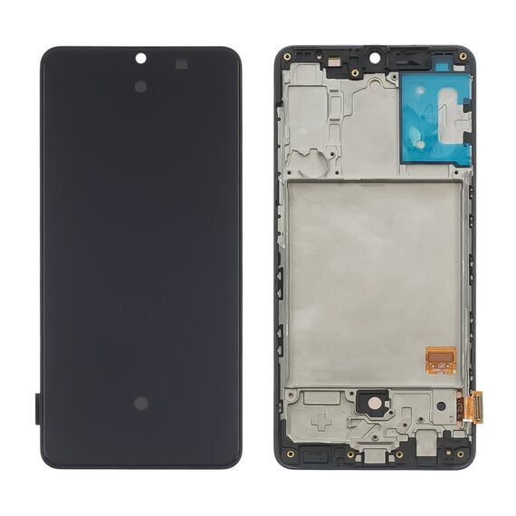 Фото 1. Дисплей для Samsung A415 Galaxy A41 (2020) з чорним тачскрином та корпусною рамкою OLED | Yuca.com.ua
