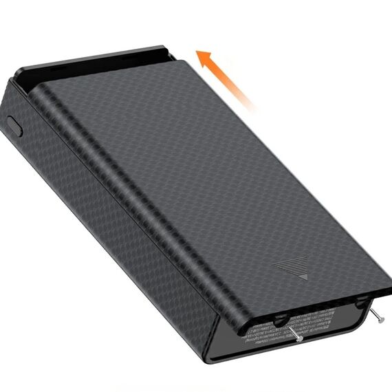 Корпус Multi-powerbank Q6, под элементы 21700 до 6 шт, 100W, черный Фото 3