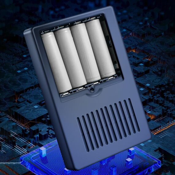 Источник резервного питания для сетевого оборудования DC1018L 12V/ 9V/ 5V, в комплекте с аккумуляторами 18650 4 шт (10 000 mAh) Фото 4