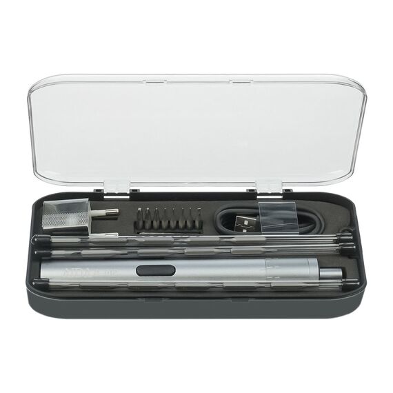 Аккумуляторная отвёртка Aida A-012 с LED подсветкой и регулировкой крутящего момента (24 биты, 5V/ 1.1A, USB-Type-C)