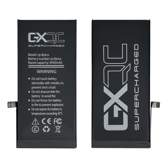 Аккумулятор GXQC Supercharged для Apple iPhone 8 Plus IC HC, усиленный (3490 mAh) Service Pack Фото 1