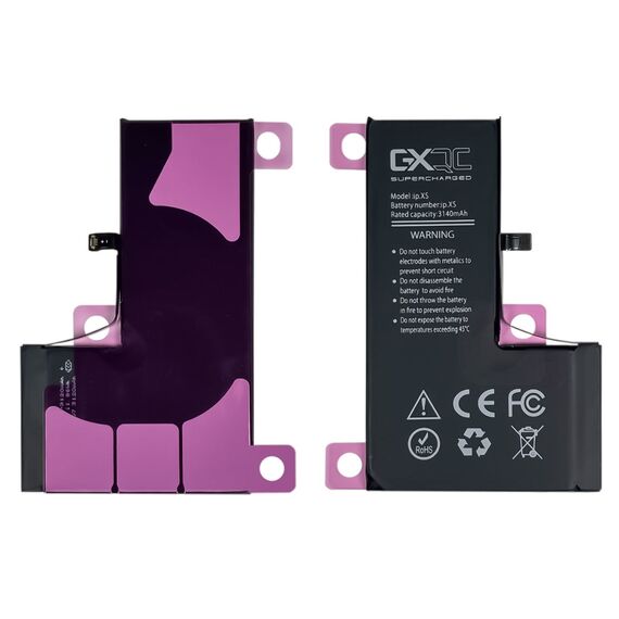 Аккумулятор GXQC Supercharged для Apple iPhone XS IC HC, усиленный (3140 mAh) Service Pack Фото 1