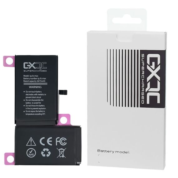 Аккумулятор GXQC Supercharged для Apple iPhone XS Max IC HC, усиленный (3675 mAh) Service Pack