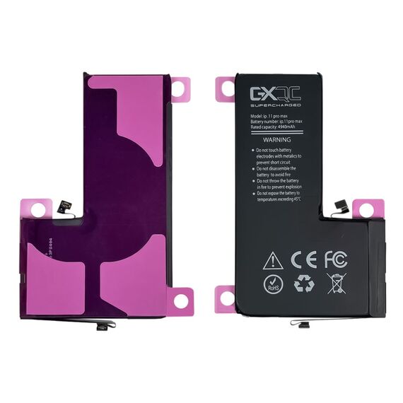 Аккумулятор GXQC Supercharged для Apple iPhone 11 Pro Max IC HC, усиленный (4940 mAh) Service Pack Фото 1