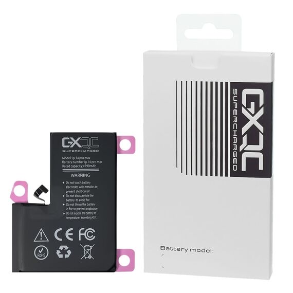 Аккумулятор GXQC Supercharged для Apple iPhone 14 Pro Max IC HC, усиленный (4790 mAh) Service Pack