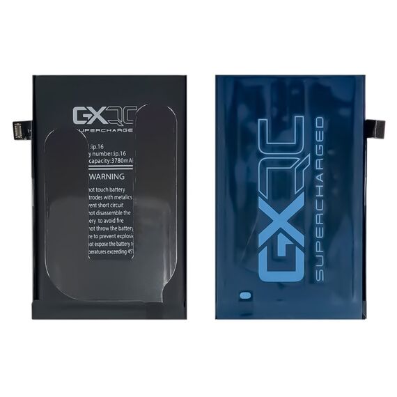 Аккумулятор GXQC Supercharged для Apple iPhone 16 IC HC, усиленный (3780 mAh) Service Pack Фото 1