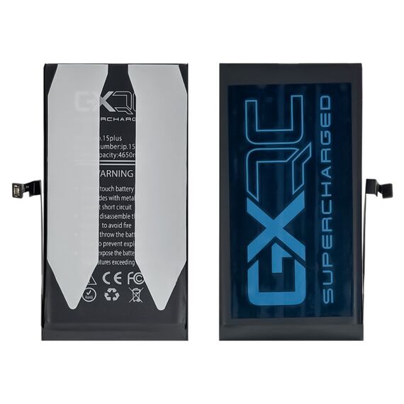 Аккумулятор GXQC Supercharged для Apple iPhone 15 Plus IC Original New (без ошибки), усиленный (4650 mAh) Service Pack Фото 2