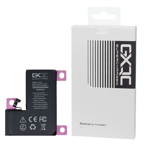 Аккумулятор GXQC Supercharged для Apple iPhone 15 Pro IC Original New (без ошибки), усиленный (3420 mAh) Service Pack