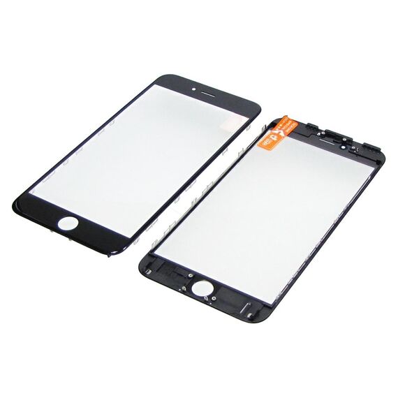 Фото 1. Скло тачскрін для Apple iPhone 6s Plus чорне з рамкою і OCA плівкою | Yuca.com.ua