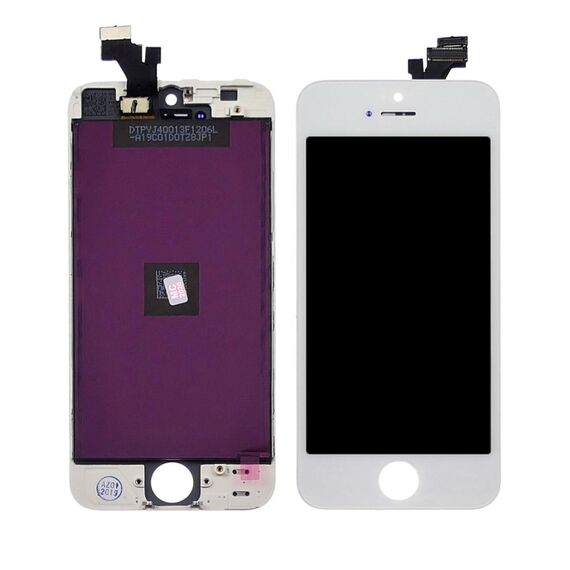 Фото 1. Дисплей для Apple iPhone 5 з білим тачскріном | Yuca.com.ua