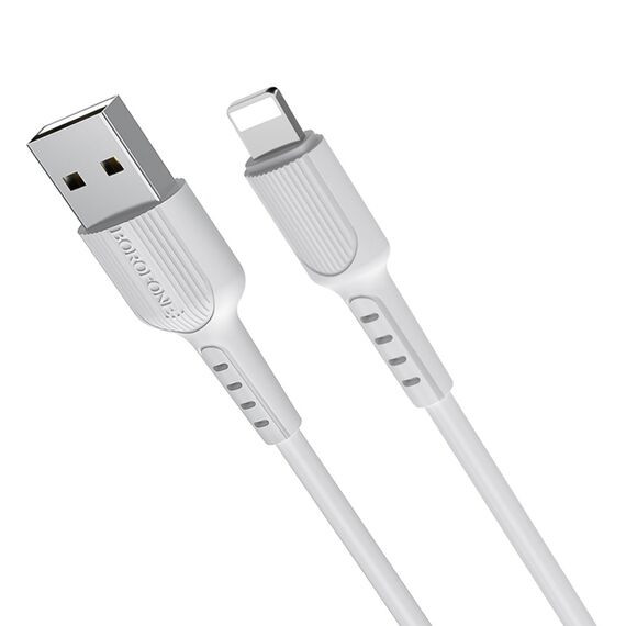 Фото 1. Кабель Borofone BX16 USB to Lightning 1m white | Yuca.com.ua