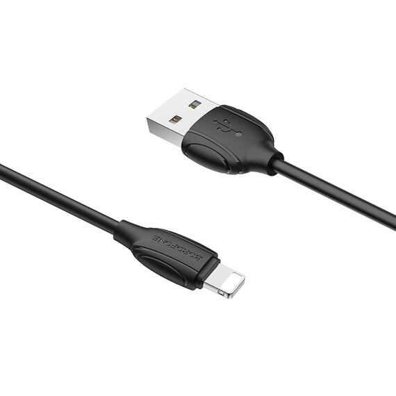Фото 1. Кабель Borofone BX19 USB to Lightning 1m black | Yuca.com.ua