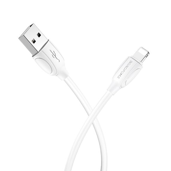 Фото 1. Кабель Borofone BX19 USB to Lightning 1m white | Yuca.com.ua