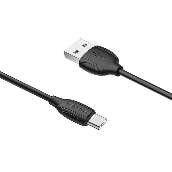 Фото 1. Кабель Borofone BX19 USB to Type-C 1m black | Yuca.com.ua