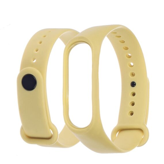 Фото 1. Ремінець силіконовий для Xiaomi Mi Band 3/4 26 жовто-зелений | Yuca.com.ua