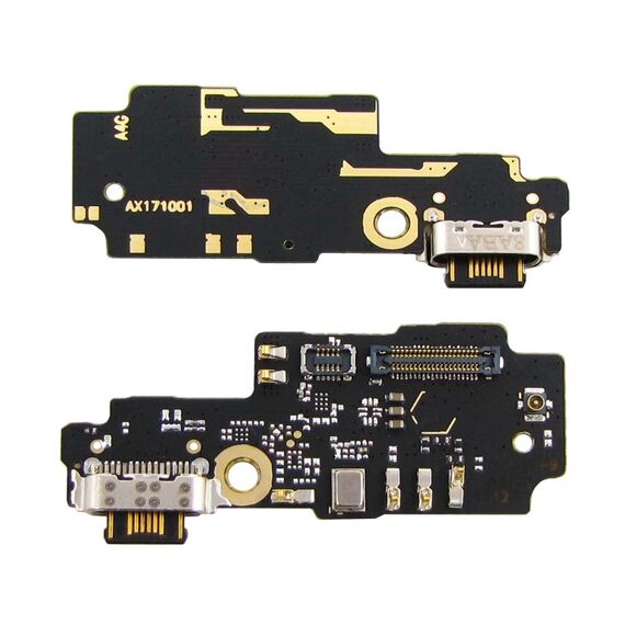 Фото 1. Роз'єм зарядки для Xiaomi Mi Mix 2 (USB Type-C) на платі з мікрофоном і компонентами | Yuca.com.ua