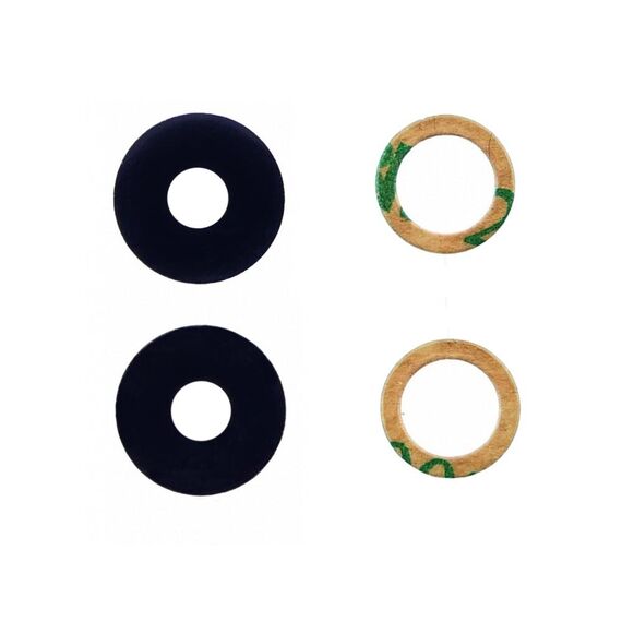 Фото 1. Скло камери для Huawei Y3 (2017) (CRO-U00) / Y3 (2018) / Y5 Lite (2017) чорне | Yuca.com.ua