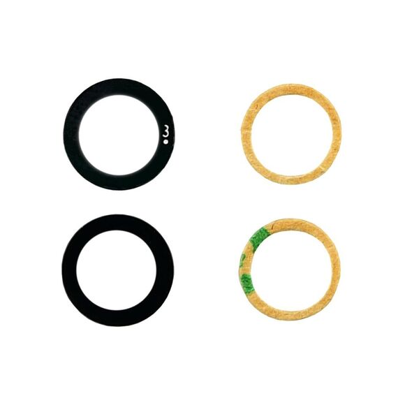 Фото 1. Скло камери для Huawei Y6 II чорне | Yuca.com.ua