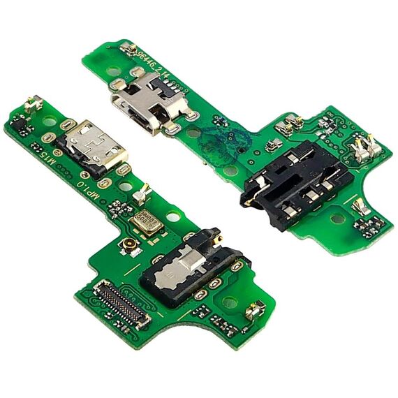 Фото 1. Роз'єм зарядки для Samsung A107 Galaxy A10S (2019) на платі з мікрофоном і компонентами | Yuca.com.ua