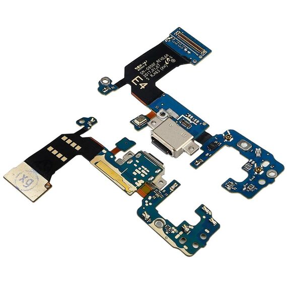 Разъём зарядки для Samsung G950 Galaxy S8 на плате с микрофоном и компонентами