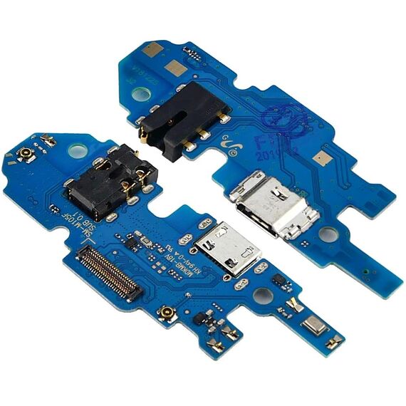 Фото 1. Роз'єм зарядки для Samsung M105 Galaxy M10 (2019) на платі з мікрофоном і компонентами | Yuca.com.ua