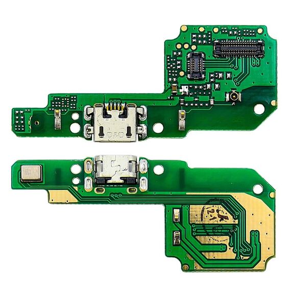 Фото 1. Роз'єм зарядки для Xiaomi Redmi 6 / 6A на платі з мікрофоном і компонентами | Yuca.com.ua