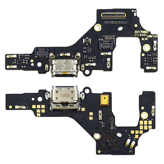 Фото 1. Роз'єм зарядки для Huawei P9 Plus на платі з мікрофоном і компонентами | Yuca.com.ua