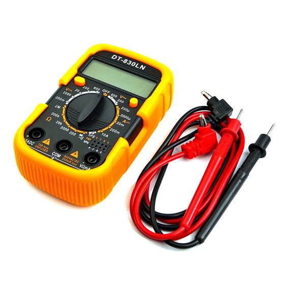 Фото 1. Мультиметр цифровий DT-830LN з підсвічуванням (струм до 10А) | Yuca.com.ua
