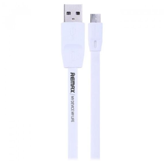 Фото 1. Кабель Remax RC-001m USB to MicroUSB 1m white | Yuca.com.ua