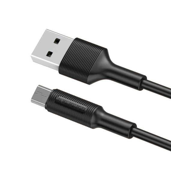 Фото 1. Кабель Borofone BX1 USB to MicroUSB 1m black | Yuca.com.ua