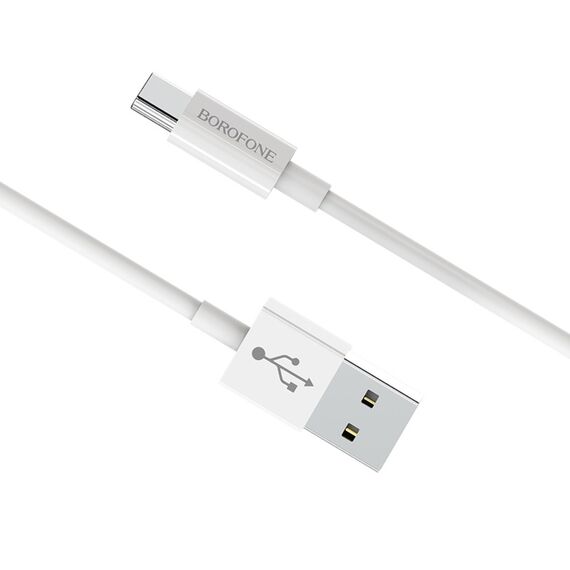 Фото 1. Кабель Borofone BX22 USB to Type-C 1m white | Yuca.com.ua
