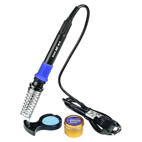 Фото 1. Паяльник WEP 947-VII з підставкою, жалом 900M, вимикачем, рег. t 220-480°C, індикатором роботи (60W, 220V) | Yuca.com.ua