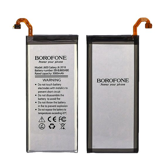 Фото 1. Акумулятор Borofone EB-BJ800ABE для Samsung J800 J8 / J600 J6 (2018) / A6 (2018) | Yuca.com.ua