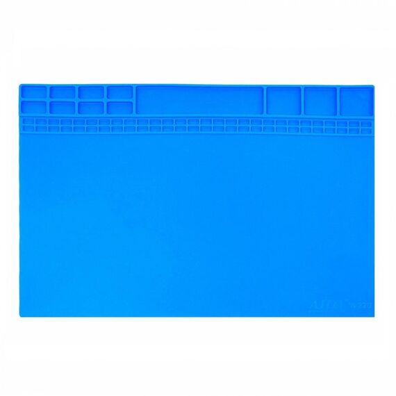 Фото 1. Мат силіконовий, термостійкий Aida A-220, для ремонту портативної техніки і розкладки запчастин (405x305мм) | Yuca.com.ua