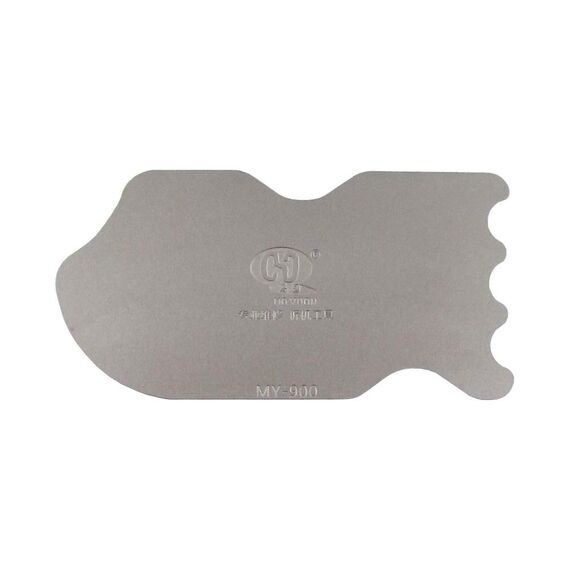 Фото 1. Карта металева, фігурна Aida MY-900 для відокремлення дисплея від рамки, товщина 0.23мм | Yuca.com.ua