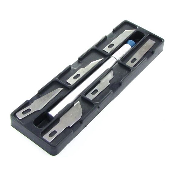 Фото 1. Скальпель 7 in 1 (ручка з 6-ма лезами різної форми) | Yuca.com.ua