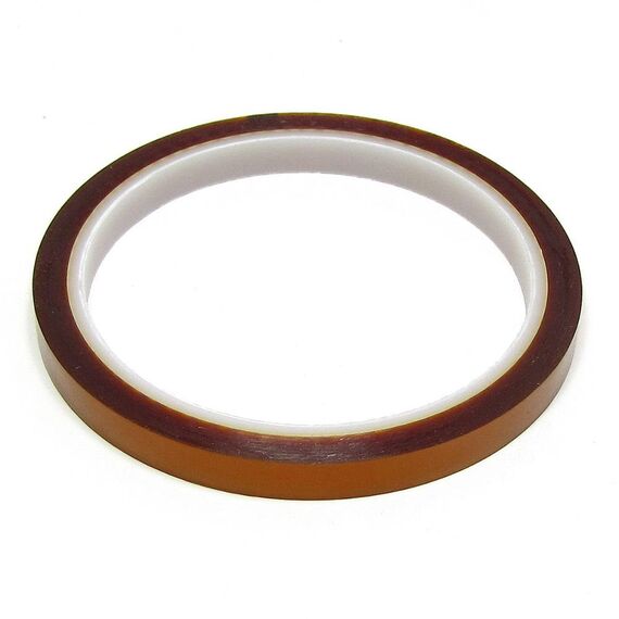 Фото 1. Термостійкий скотч каптоновий, коричневий 8 мм (max t 300 гр) | Yuca.com.ua