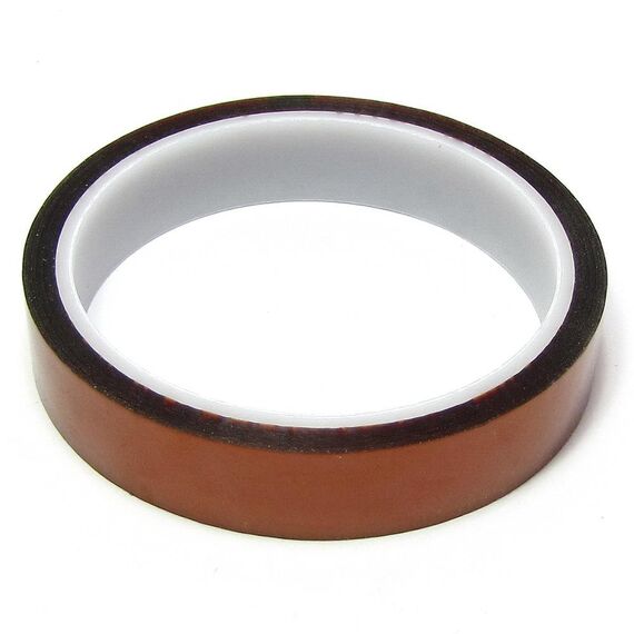 Фото 1. Термостійкий скотч каптоновий, коричневий 18 мм (max t 300 гр) | Yuca.com.ua