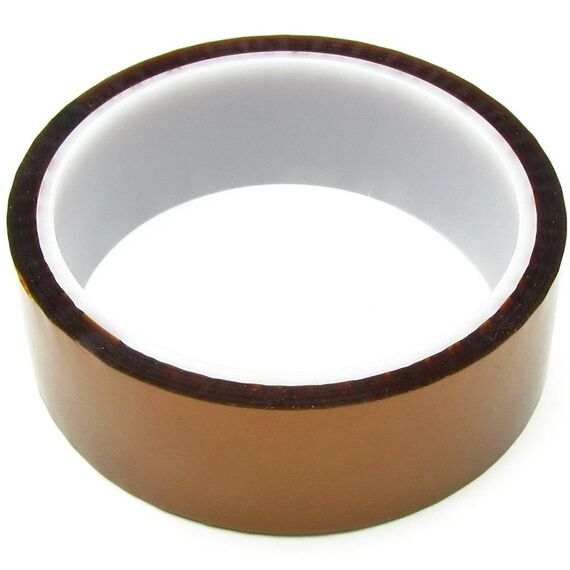 Фото 1. Термостійкий скотч каптоновий, коричневий 30 мм (max t 300 гр) | Yuca.com.ua