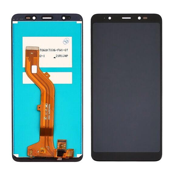 Фото 1. Дисплей для TECNO Pop 4 з чорним тачскріном | Yuca.com.ua