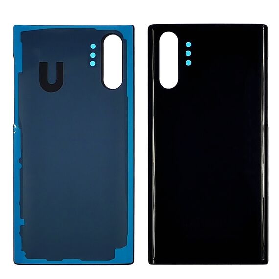 Фото 1. Заднє скло корпусу для Samsung N975F Galaxy Note10 Plus чорне | Yuca.com.ua