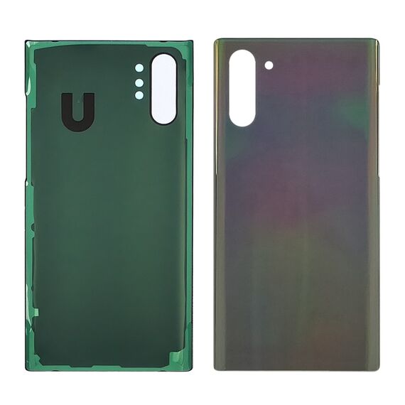Фото 1. Заднє скло корпусу для Samsung N975F Galaxy Note10 Plus Aura Glow сріблясте | Yuca.com.ua