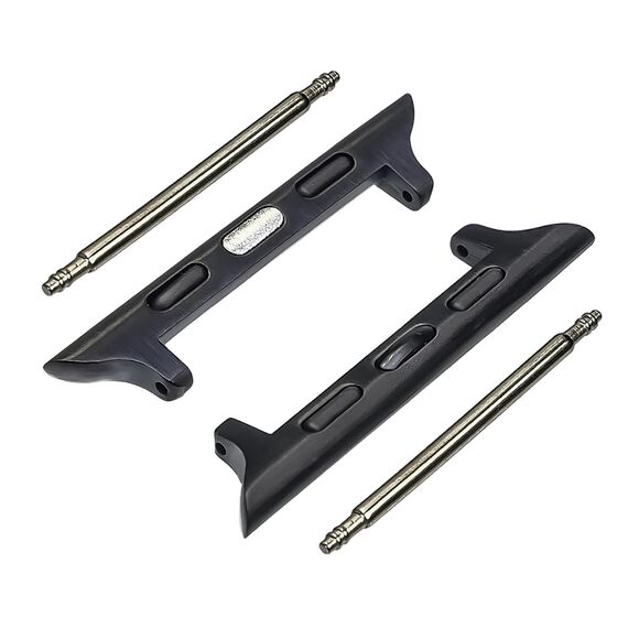 Фото 1. Перехідник на універсальний ремінець для Apple Watch 38mm/ 40mm на шпильці чорний | Yuca.com.ua